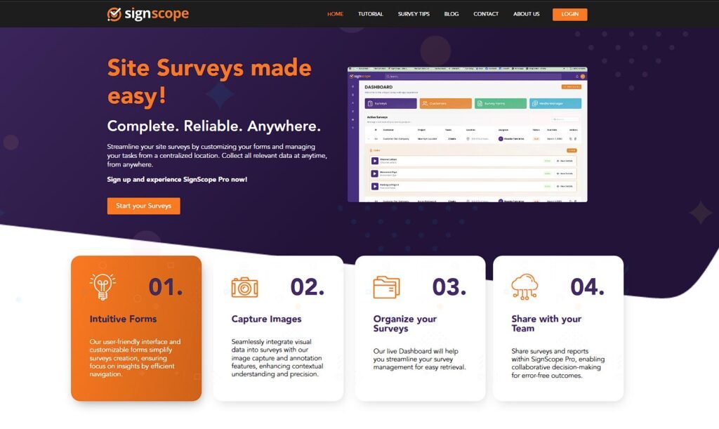 SignScope Pro - Streamline Sign Site Surveys from Field to Production
